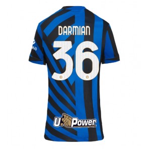 Inter Milan Matteo Darmian #36 Hjemmebanetrøje Dame 2024-25 Kort ærmer